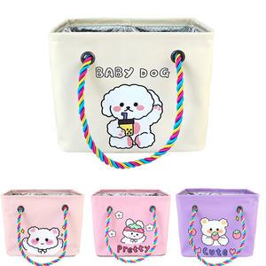 아기강아지 물빠지는 목욕가방 세면백 워시백 수영장가방