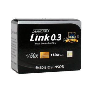스탠다드 글루코나비 링크 0.3 혈당시험지 1박스 50매 (26년 6월)