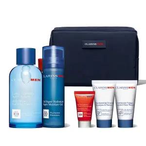 [클라랑스](강남점)[12월/단독세트] 클라랑스 맨 스킨&로션 세트(+디럭스 3종+맨 파우치 )