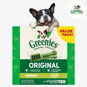 그리니즈 티니 밸류팩 1.02kg 130개입 / 강아지 치석 제거 껌 간식