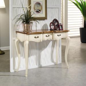 리에나3D 베이지 프렌치 엔틱 원목 콘솔