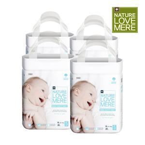 [4팩] 네이쳐러브메레 슬림핏 팬티기저귀 특대형 20매, 총 80매