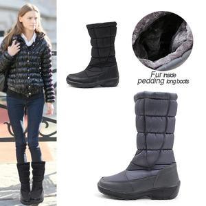 [카미엣뮤즈]kami et muse 패딩 퍼 롱 부츠_KM17w180