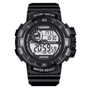 COOBOS 스포츠전자손목시계 방수시계 군인 남성