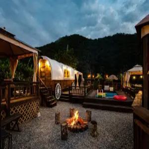 [강원 펜션] 홍천 리버카라반글램핑펜션 (비발디파크 인근) (홍천,횡성)