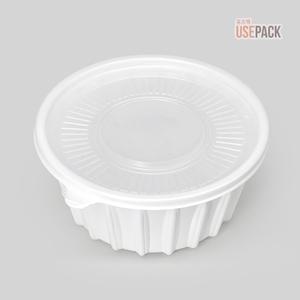 탕용기 EH 195파이 국밥 대 150개 BOX 백색 세트 일회용 배달 포장