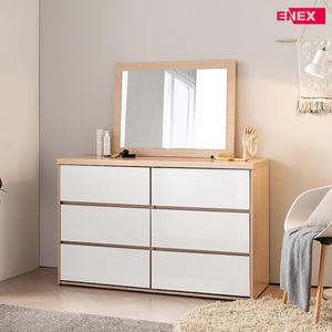 [에넥스]라떼 1200 빅와이드 3단 거울 서랍장
