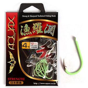 아쿠아엑스 야광지누 바늘(1호-6호) 감성돔 바늘 축광