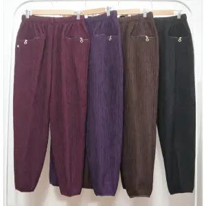 형제상회 할머니바지 겨울 기모 고무줄 쏘세지 몸빼 빅사이즈 할머니옷 국산 요양원 실내복 0013W02