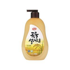 곡물설거지 우리현미 1종주방세제 용기750ml 1개
