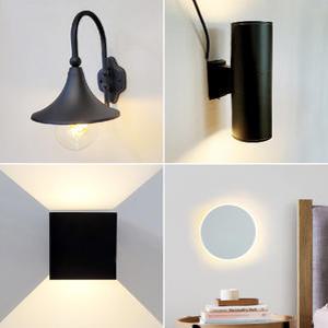 LED 사각 원통 건물 실외 외부 벽등 방수 외벽등 옥외 간접 인테리어 벽조명