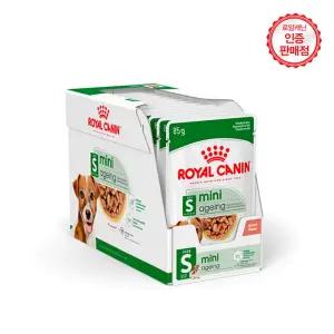 로얄캐닌 강아지파우치 미니 에이징 85G 12개/노령견영양관리