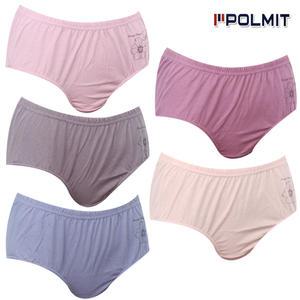 여성 국내산 순면 빅사이즈 95-110 맥시 부인용 엄마 할머니 삼각 팬티 5매 571