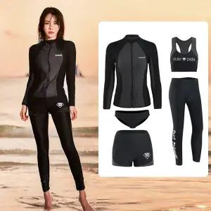 [빠른출고]M~4XL 블랙 커플래쉬가드 세트 빅사이즈수영복 남자수영복 여성래