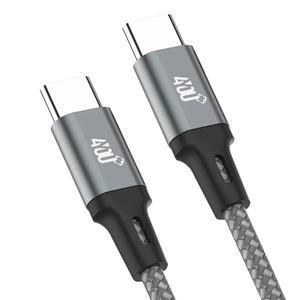 [포유아이엔씨]4YOU 포유 메탈 패브릭 C to C타입 25W 고속 충전 PD 케이블 1.5M