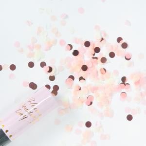 파티꽃가루폭죽(소형) 핑크믹스 플라워샤워 폭죽