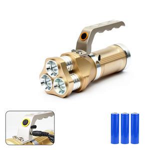 3구후레쉬 랜턴 캠핑 서치 몬스터 해루질 라이트 손전등 (LED 충전식 장거리 핸디)