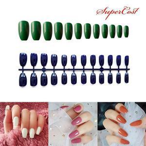 네일아트 네일 데코 연장 컬러 발레팁 24p 세트 30종