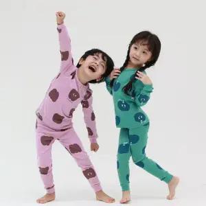 [알록달록]긴팔내의 아동 주니어 실내복 피망애플 (150호~170호)