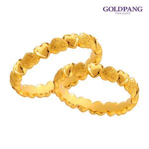 [골드팡] 24k 순금 골든샤인하트 커플링 3.75g/7.5g