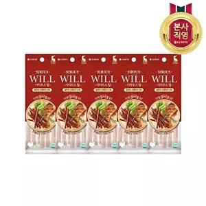 [LG생활건강]시리우스 윌 고단백 저지방 칠면조 스테이크 스틱 22g x 5개
