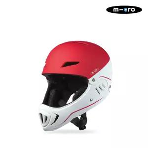 마이크로킥보드_마이크로 풀페이스 레이싱 헬멧 레드