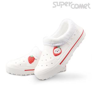 슈퍼카미트 학교 학생 초경량 2중 논슬립 EVA 방한 털 캐릭터 실내화 wt703