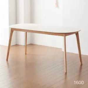 솔트 HPM 1600 타원형 원목 테이블 식탁 mwg044