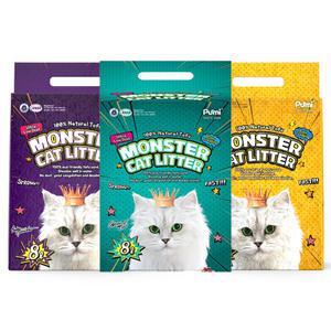 푸르미 몬스터캣리터 두부모래 고양이모래 8L, 5개입
