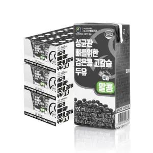성균관 뼈를위한 검은콩 고칼슘 두유 알콩 190ml x 72팩