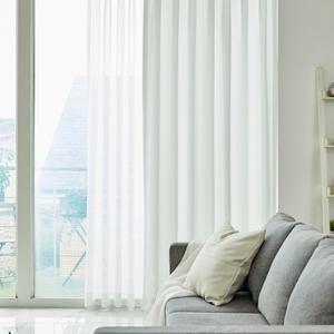 예나홈 화이트 폴달 암막커튼 (국내산 원단 사용)