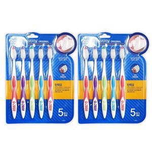 [잡동산이]2080덴탈크리닉 오리지날 탄력모칫솔 10개입 칫솔세트 2080칫솔