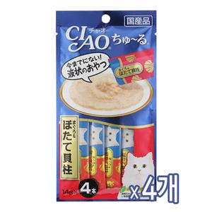 챠오츄르 참치조개살 (4SC-77) 4봉 고양이간식