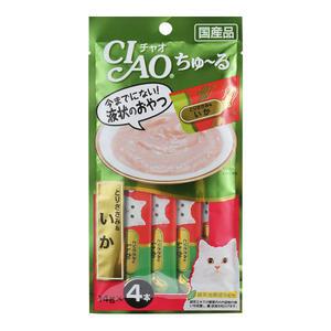 챠오츄르 닭가슴살오징어 (SC-79) 4p 고양이간식