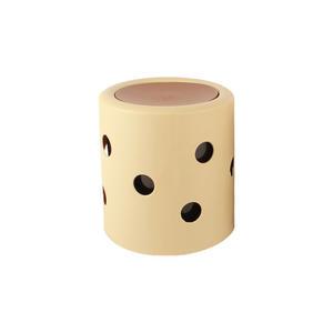 퓨어썬데이 선우랜드 인테리어 도트 휴지통 베이지, 5L, 1개