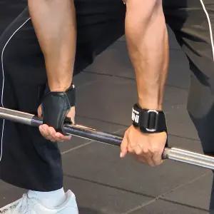 INNOI 헬스그립 스트랩 풀업 철봉 팜 데드리프트 리프팅 퀵그립 HE-T09