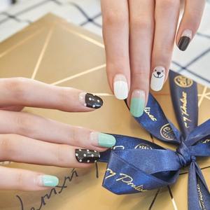 [엣지유] 샵젤 달콤초코 베어 붙이는 셀프 젤네일