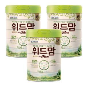 파스퇴르 바른목장 원유로 만든 위드맘 2단계 750g 3개