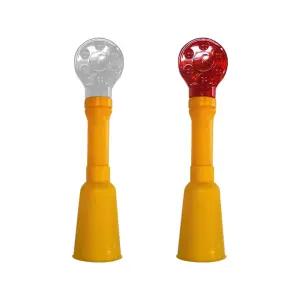 위험 경고등 칼라콘용 안전 경광등 뺑뺑이 깜빡이 건전지형 SM-102