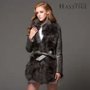 [헤스티지] 엘레나 라쿤 양가죽 코트(324) [런칭 가격 599,000]