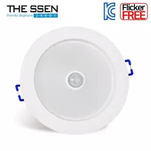 더쎈 LED 매입 센서등 에코 4인치 9W 센서등 플리커프리 현관 복도 매립등
