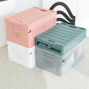 접이식 폴딩박스 펜트리 소품 옷 장난감 책 보관 정리 국내제작 통풍 수납함 35L