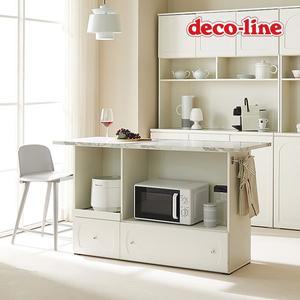 [데코라인]코넬 버터 렌지대형 홈바 테이블 아일랜드 식탁 1400 DGJ079C