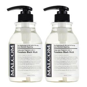 말콤 타임리스 블랙머스크 샴푸, 520ml, 2개