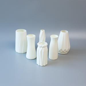 깨지지 않는 화병 페이크 세라믹 플라스틱 꽃병