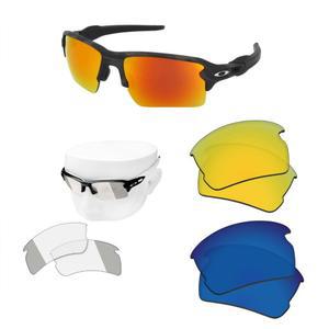 오클리 플락2.0 렌즈 변색 편광 미러 Flak2.0 XL OO9188 교체렌즈 호환