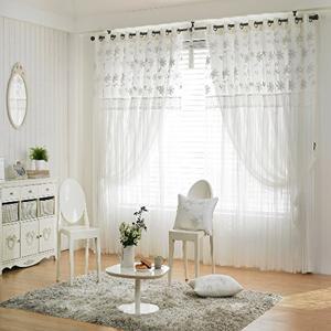 [지나송]로사 웨딩스타일 이중커튼 특대형