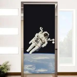 아트박스 꾸밈 dc448-우주인_현관문시트지