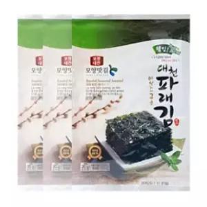 대천 모양맛김 바삭하게 구운 대천파래김(전장김) 5매*10봉
