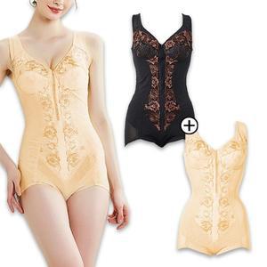 [시스넬라]엘레강스지퍼올인원 2종세트 보정언더웨어 여성올인원 바디쉐이퍼 똥배 뱃